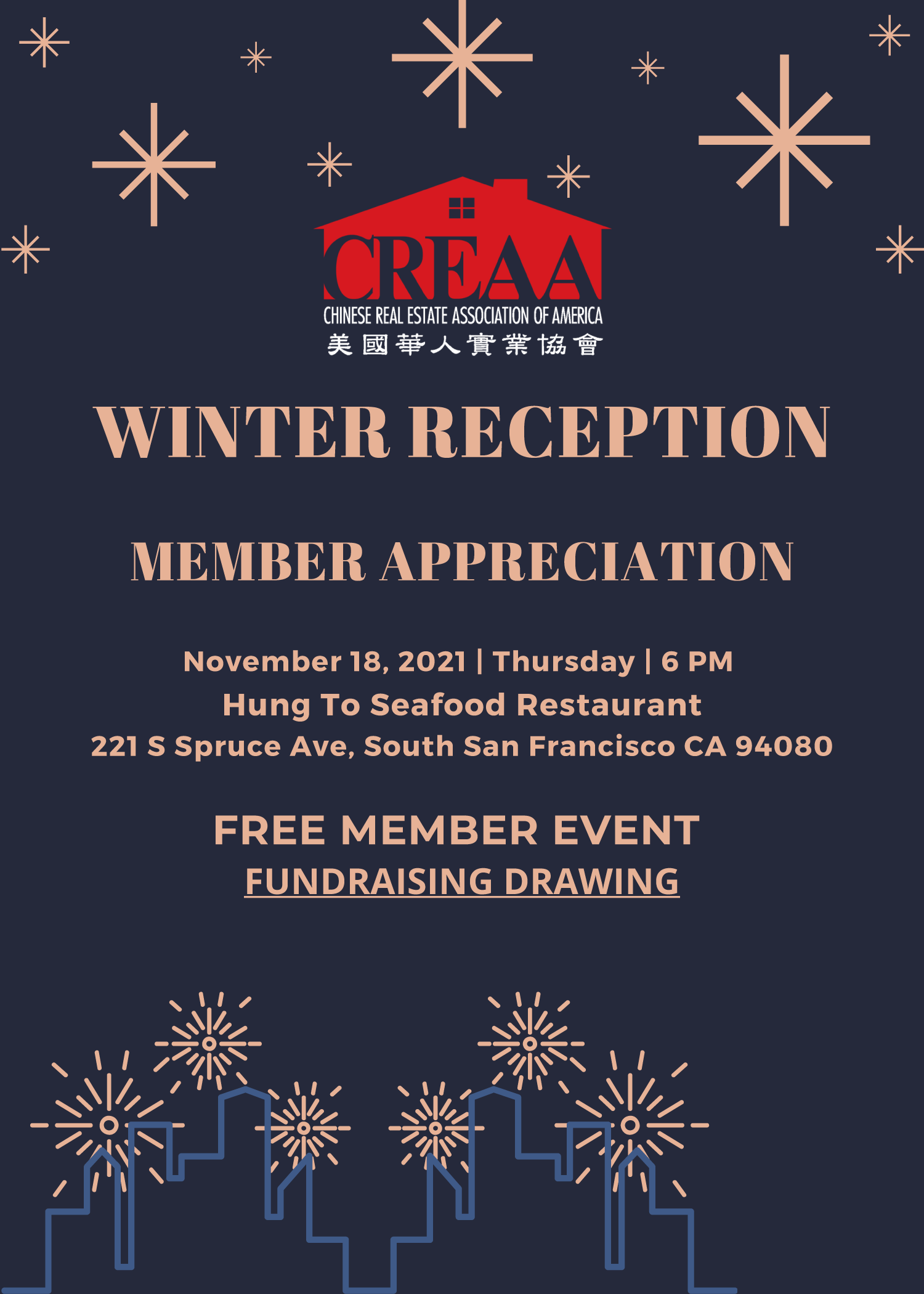 Winter Reception Flyer - Information below